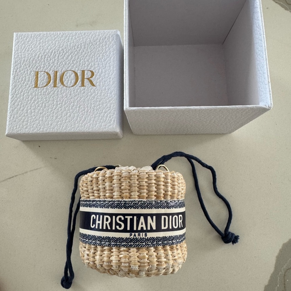 Dior Beige and Black Mini Bag